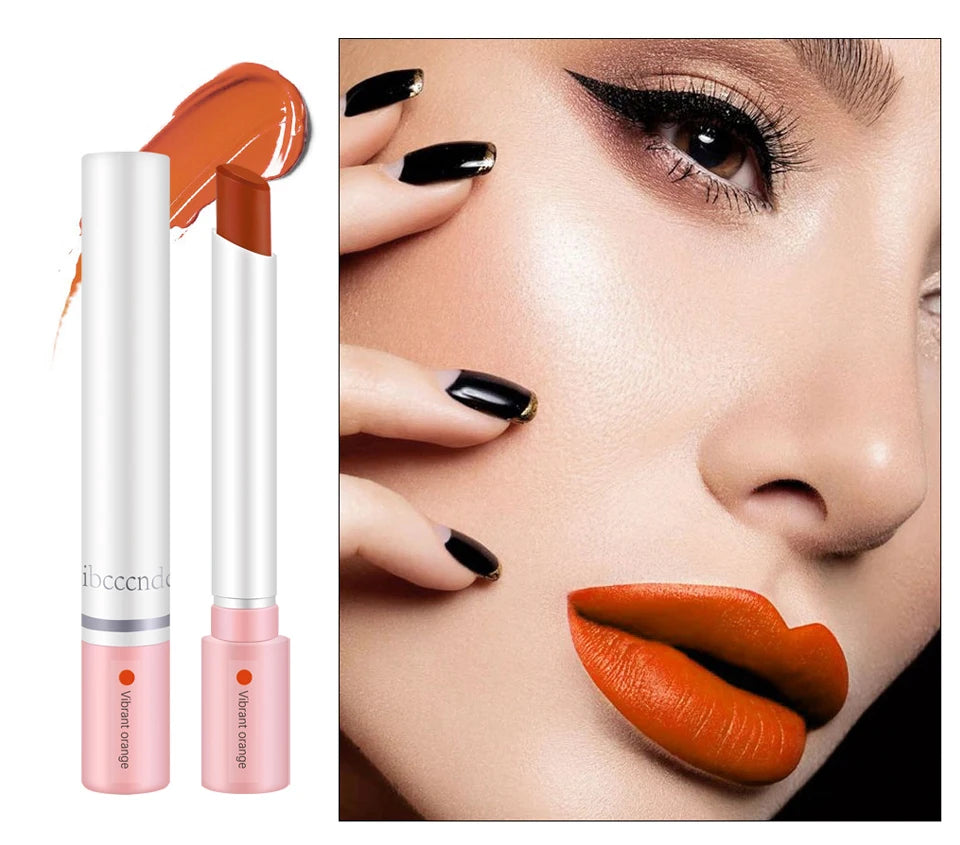 4 pcs/set Cigarette Lipstick Set Long Lasting Lip Glaze Matte Lip Gloss Waterproof Lip Stick Tube Nude Lip Tint Makeup Cosmetics - She Vibess By C2P