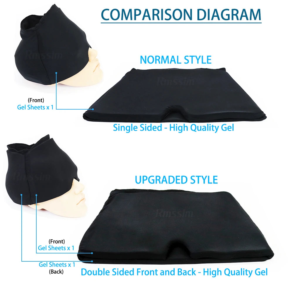 Migraine Relief Hat headache hat Gel Hot Cold Therapy Ice Cap For Relieve Pain Ice Hat Eye Mask Stress Pressure Pain Relief - She Vibess By C2P