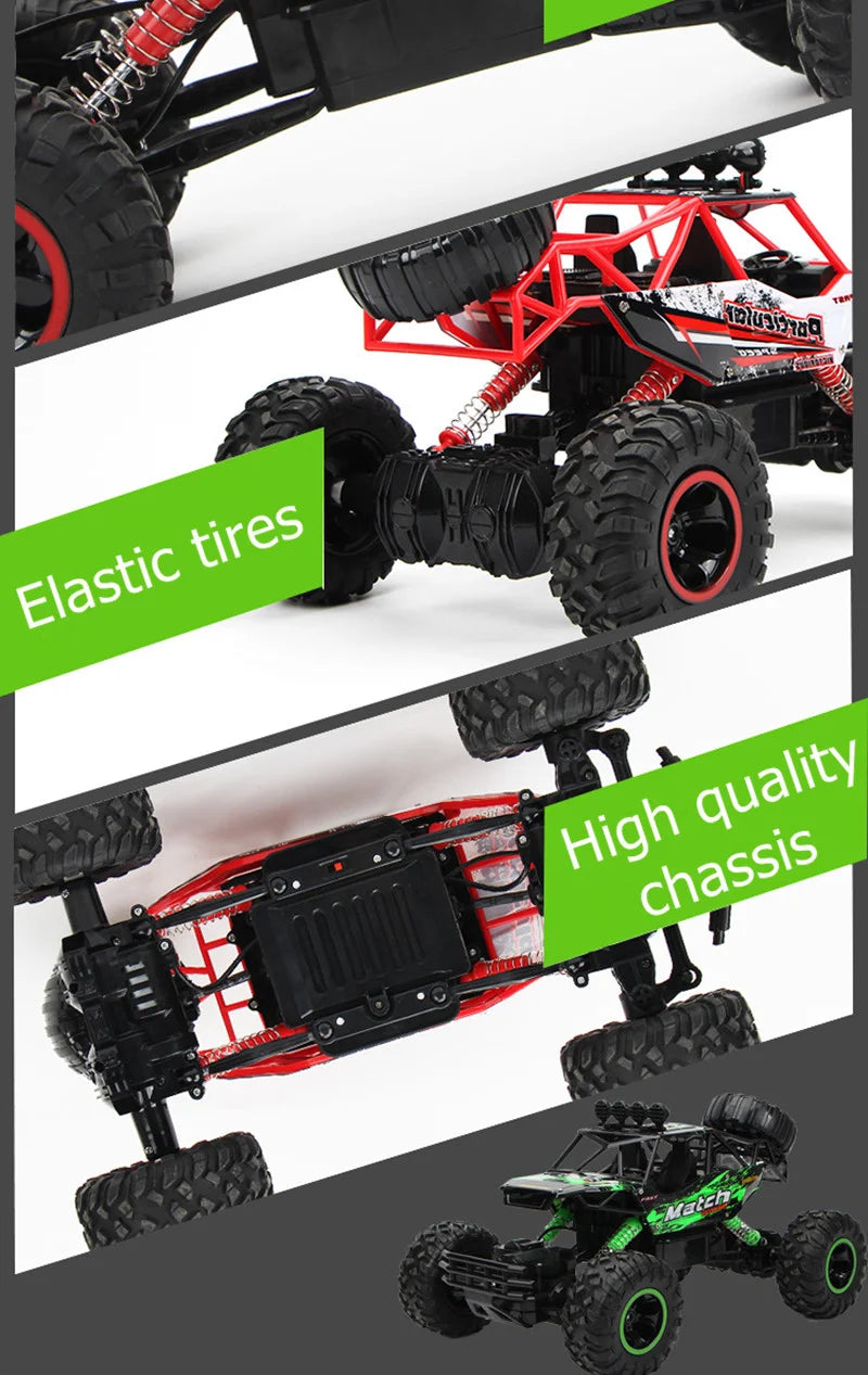 1:12 / 1:16 4WD RC Car 2.4G Radio Control Car Buggy Off-Road Remote Control Cars Trucks Boys Toys for Children - She Vibess By C2P