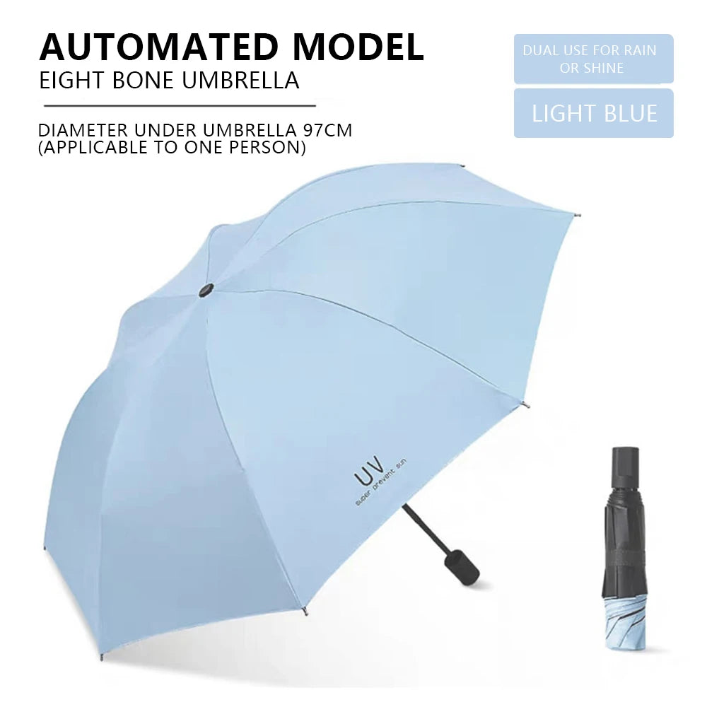 Umbrellas Sun umbrellas Cartoon rain and sunny manually folded student portable sunshade Sunshade accessories Outdoor equipment - She Vibess By C2P