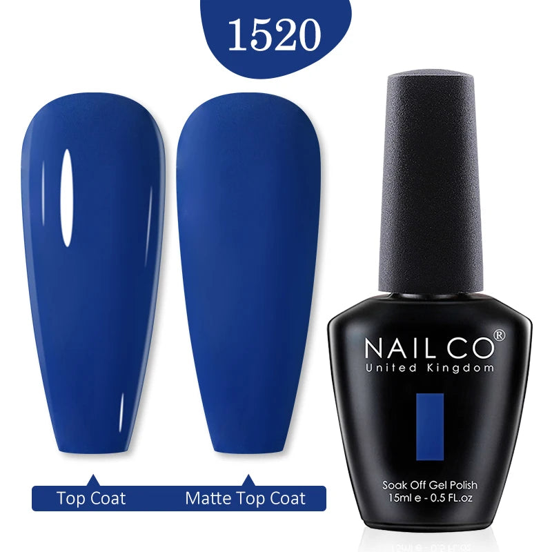 NAILCO 15ml Nail Gel Polish Red Pink Nude Soak off UV LED Long Lasting Eco-Friendly Professional Nail Beauty Salon Lacquer Varnish - She Vibess By C2P