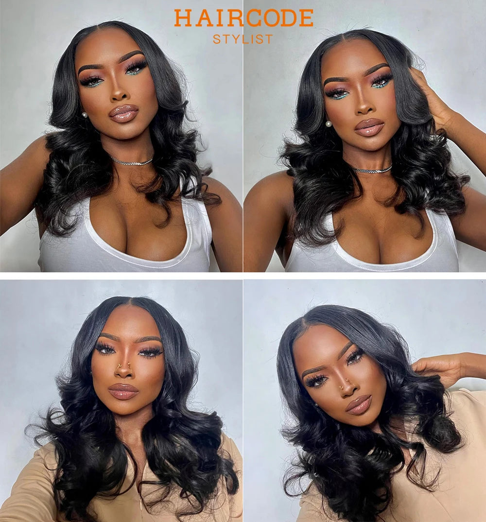 Body Wave Bob Wig 13x6 Transparent Lace Frontal Wig Brazilian Human Hair Wigs Virgin Remy Hair13x4 Lace Closure Wig 180% Density - She Vibess By C2P