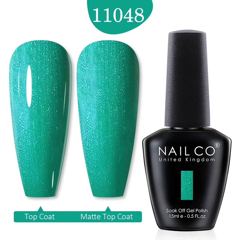 NAILCO 15ml Nail Gel Polish Red Pink Nude Soak off UV LED Long Lasting Eco-Friendly Professional Nail Beauty Salon Lacquer Varnish - She Vibess By C2P