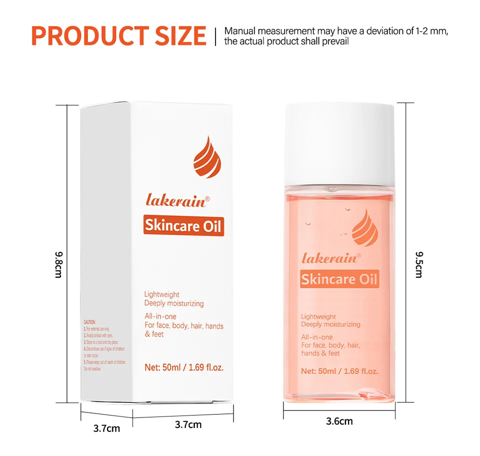 Skincare Oil Vitamin E Skin Care essence Body Oil for Scars Pregnancy Marks Facial Body Moisturizing Oil For All Skin Types - She Vibess By C2P