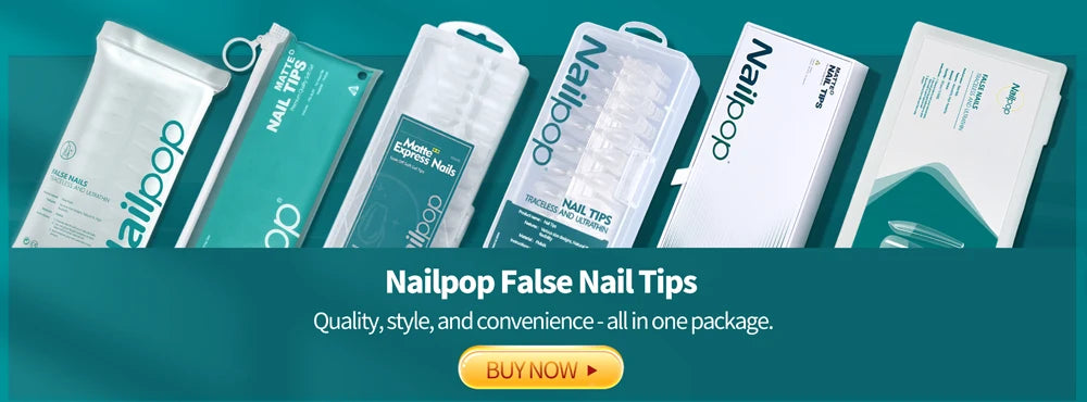 NAILPOP Gel Nail Polish Liner 8ML 5 Colors Nail Art Paint Gel for French Tips Swirls DIY Manicure Soak Off UV Cure with Brush - She Vibess By C2P