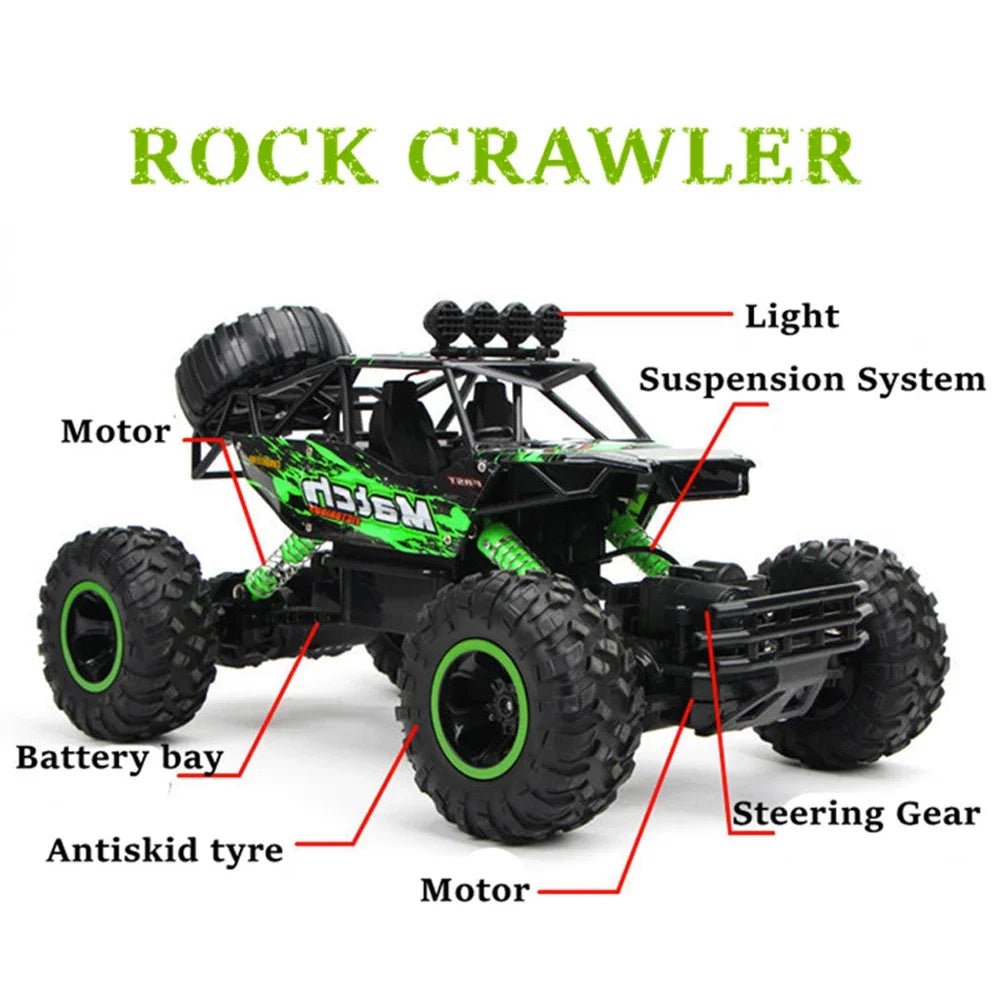 1:12 / 1:16 4WD RC Car 2.4G Radio Control Car Buggy Off-Road Remote Control Cars Trucks Boys Toys for Children - She Vibess By C2P