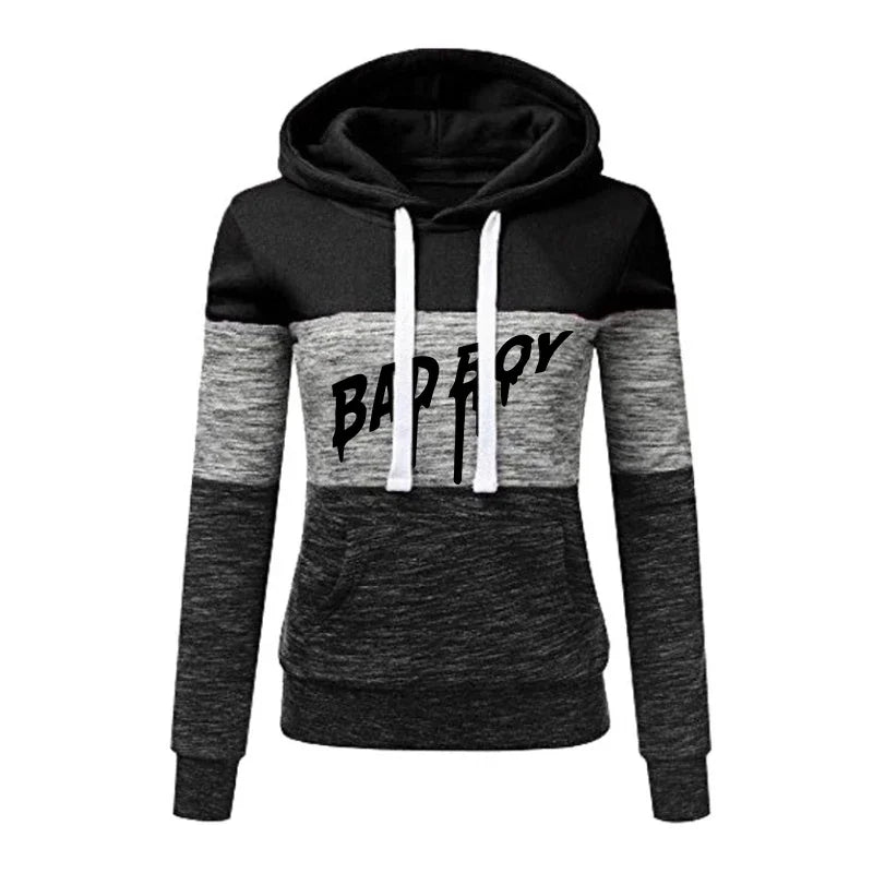 Hoodies Daily Women's Sweatshirts Versatile Fashion Color Block Jogging Sweatpants Tracksuit Hot Sales Casual Pullovers Clothing - She Vibess By C2P