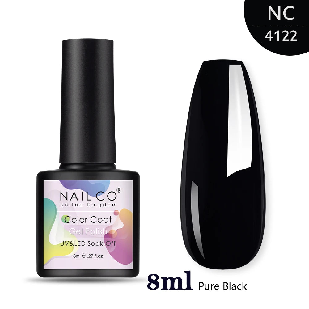 NAILCO 15ml Nail Gel Polish Red Pink Nude Soak off UV LED Long Lasting Eco-Friendly Professional Nail Beauty Salon Lacquer Varnish - She Vibess By C2P