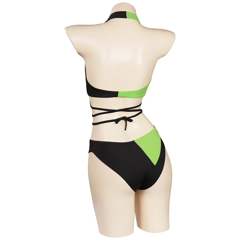 Kim Shego Cosplay Lingerie Swimsuit Costume Outfits For Women Girls Summer Sexy Fantastic Beach Swimwear Halloween Carnival Suit -I’m Over 21 - She Vibess By C2P