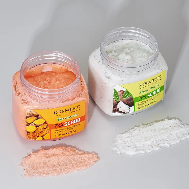 KORMESIC Turmeric Body Scrub Cream Facial Moisturizing Deep Cleansing Milk Rose Gentle Tender Face Exfoliation Skin Care Product - She Vibess By C2P