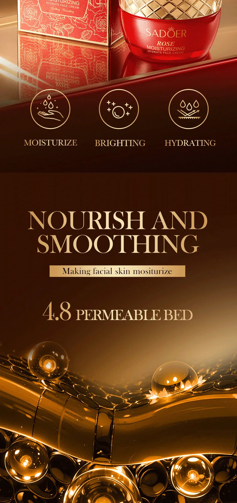 Cream Moisturizer Facial Cream Improve Dry And Rough Skin Cosmetics For Face Cream Skin Care - She Vibess By C2P