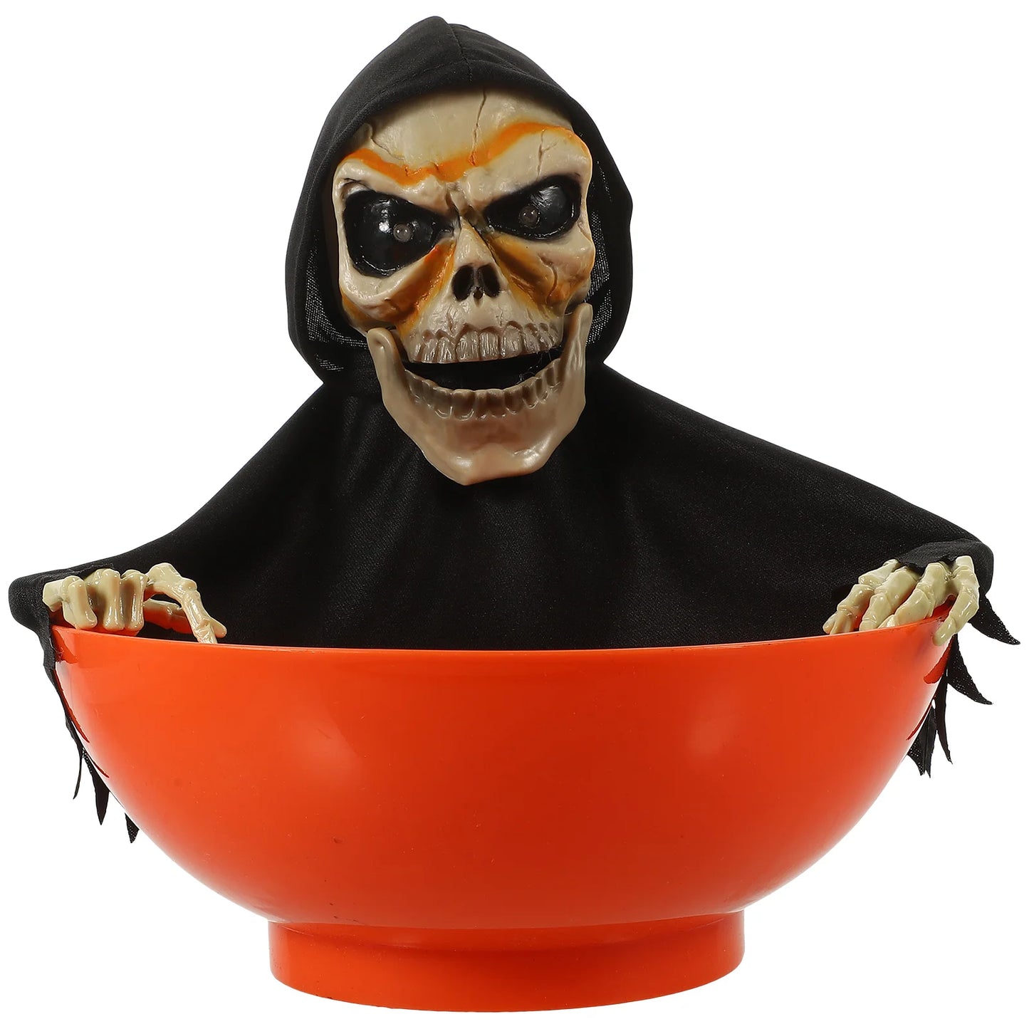 Halloween Props Animated Pumpkin Candy Holder Dish Decorations Trick Treat Bowl Snack Serving - She Vibess By C2P