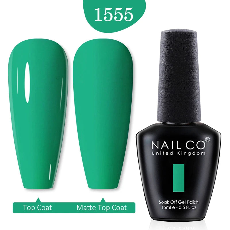 NAILCO 15ml Nail Gel Polish Red Pink Nude Soak off UV LED Long Lasting Eco-Friendly Professional Nail Beauty Salon Lacquer Varnish - She Vibess By C2P