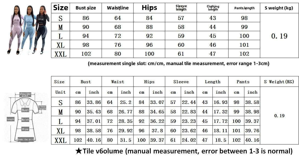 Casual Women's Long Sleeve Hoodie Set Printed Fashion Autumn Sportswear Two Pieces Outfit Comfortable Streetwear Style - She Vibess By C2P