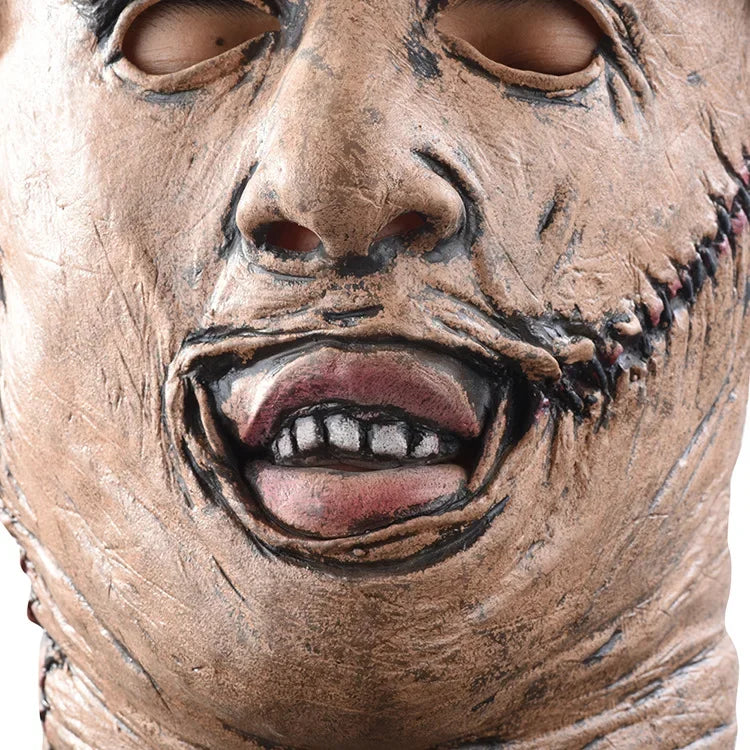 Texas Chainsaw Massacre Leatherface Mask Halloween Horror Fancy Dress Party Cosplay Latex Masks Halloween Party Latex Ball Mask - She Vibess By C2P