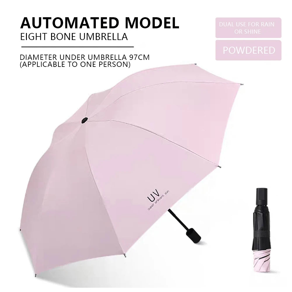 Umbrellas Sun umbrellas Cartoon rain and sunny manually folded student portable sunshade Sunshade accessories Outdoor equipment - She Vibess By C2P