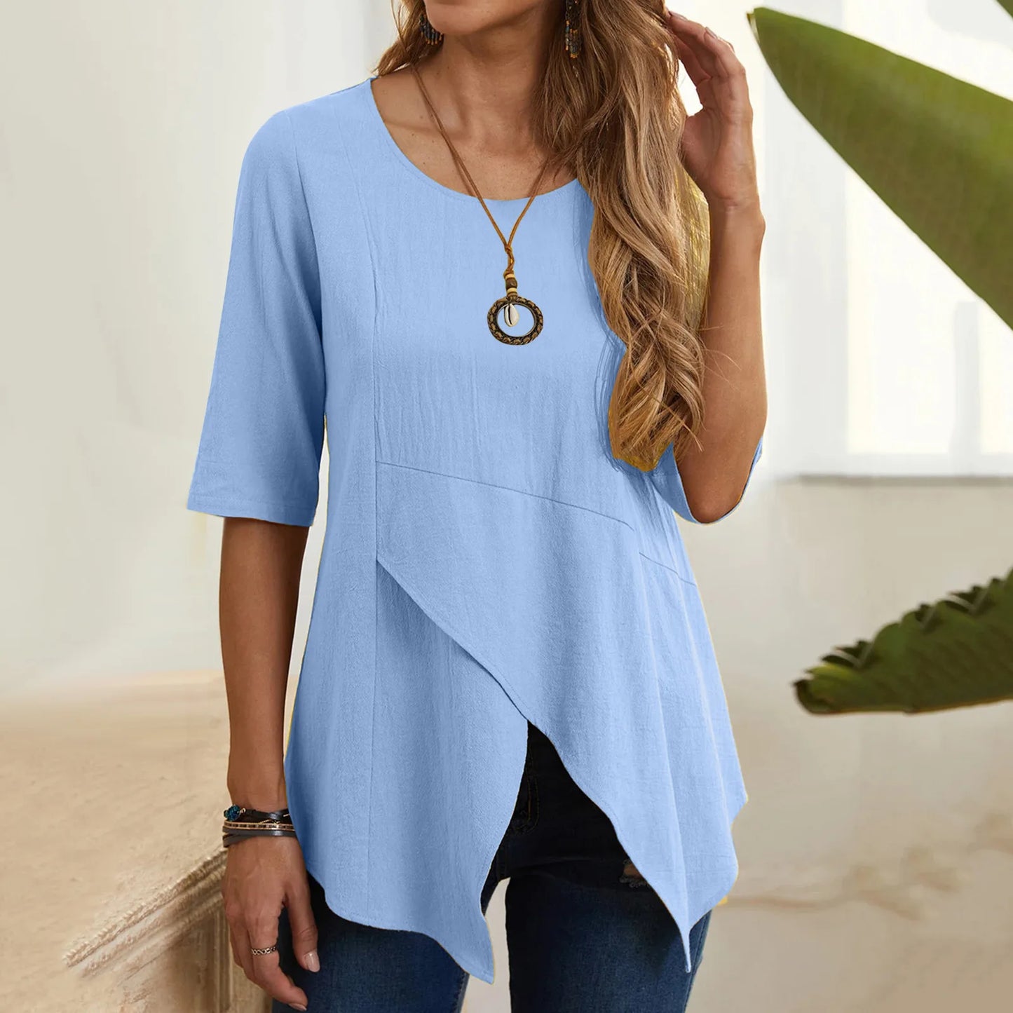Y2k Top Vintage Tshirt Women Clothing Shirts for Women Elegant Bastet Cotton Linen Casual Tees Fashion Clothes Streetwear Loose - She Vibess By C2P