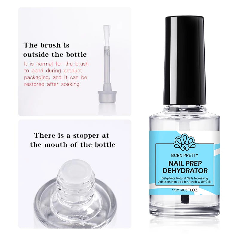 BORN PRETTY 30ml Glitter Acrylic Gel Finger Extension Nail Polish Silver Pink Extension Gel Polish Soak Off Nail Slip Solution - She Vibess By C2P