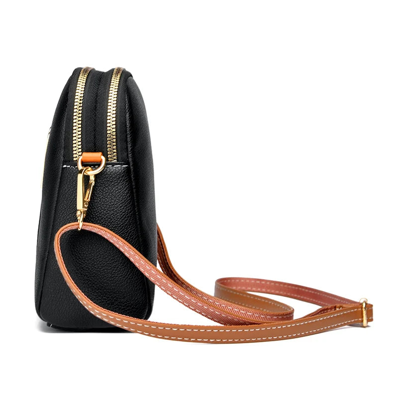 High Quality Genuine Leather Luxury Handbags Women Bag Designer Female Crossbody Shoulder Bags 2023 Ladies Cowhide Messenger Sac - She Vibess By C2P
