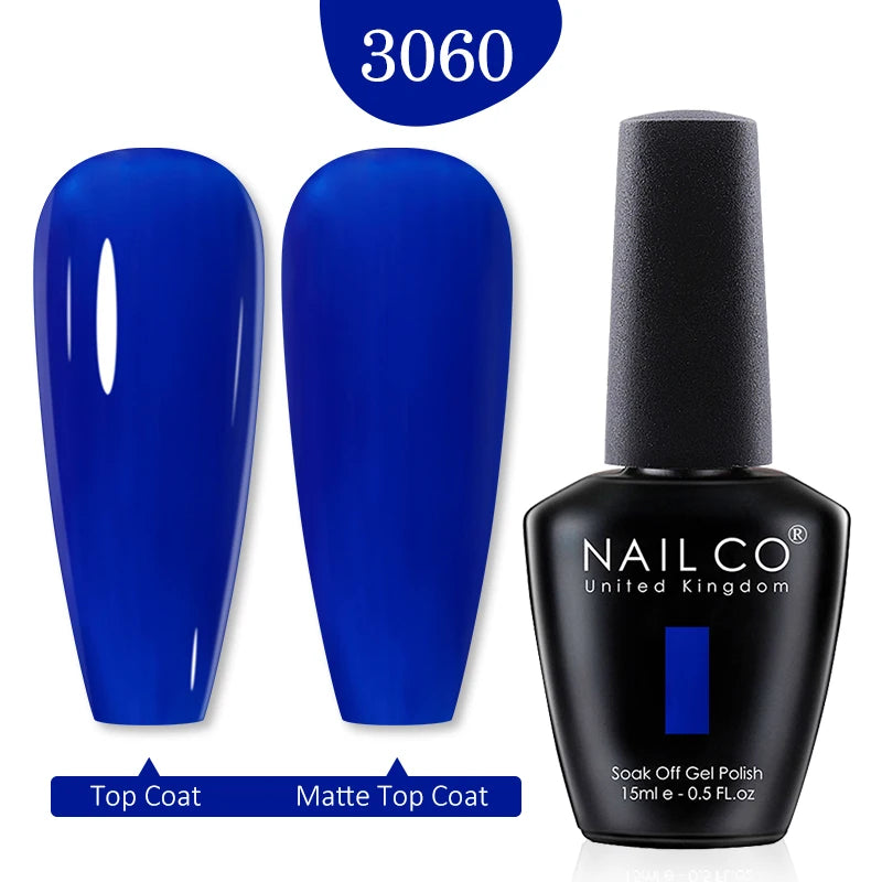 NAILCO 15ml Nail Gel Polish Red Pink Nude Soak off UV LED Long Lasting Eco-Friendly Professional Nail Beauty Salon Lacquer Varnish - She Vibess By C2P