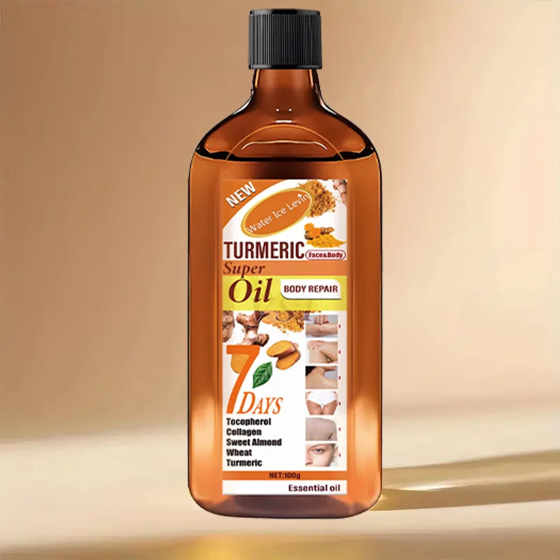 Turmeric Skin Care Essential Oil, Moisturizing and Brightening Effect, Gentle, Smooth, Delicate, Easy to Absorb, Repair and Brighten Skin. Suitable for Men and Women. - She Vibess By C2P