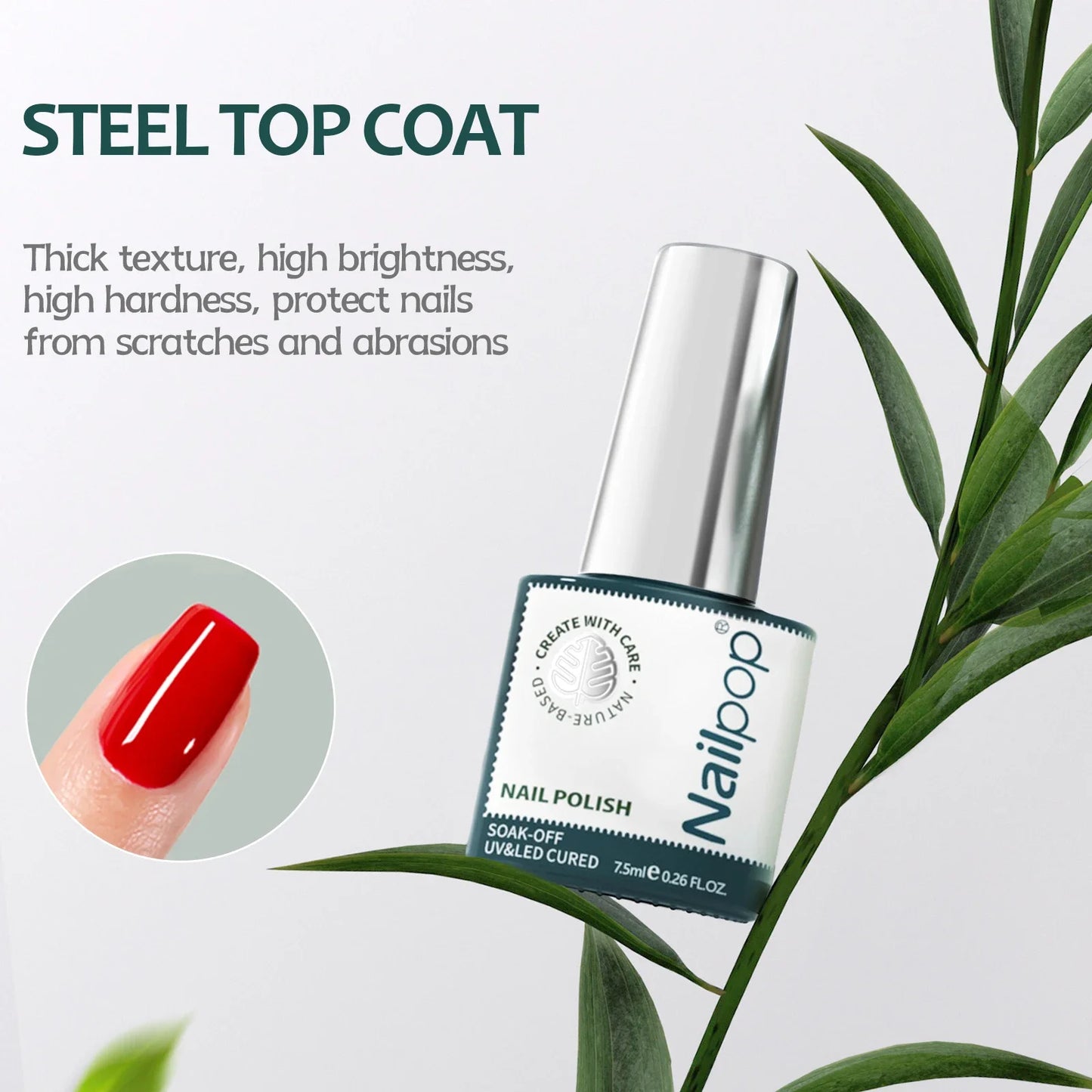 NAILPOP Gel Nail Polish Liner 8ML 5 Colors Nail Art Paint Gel for French Tips Swirls DIY Manicure Soak Off UV Cure with Brush - She Vibess By C2P