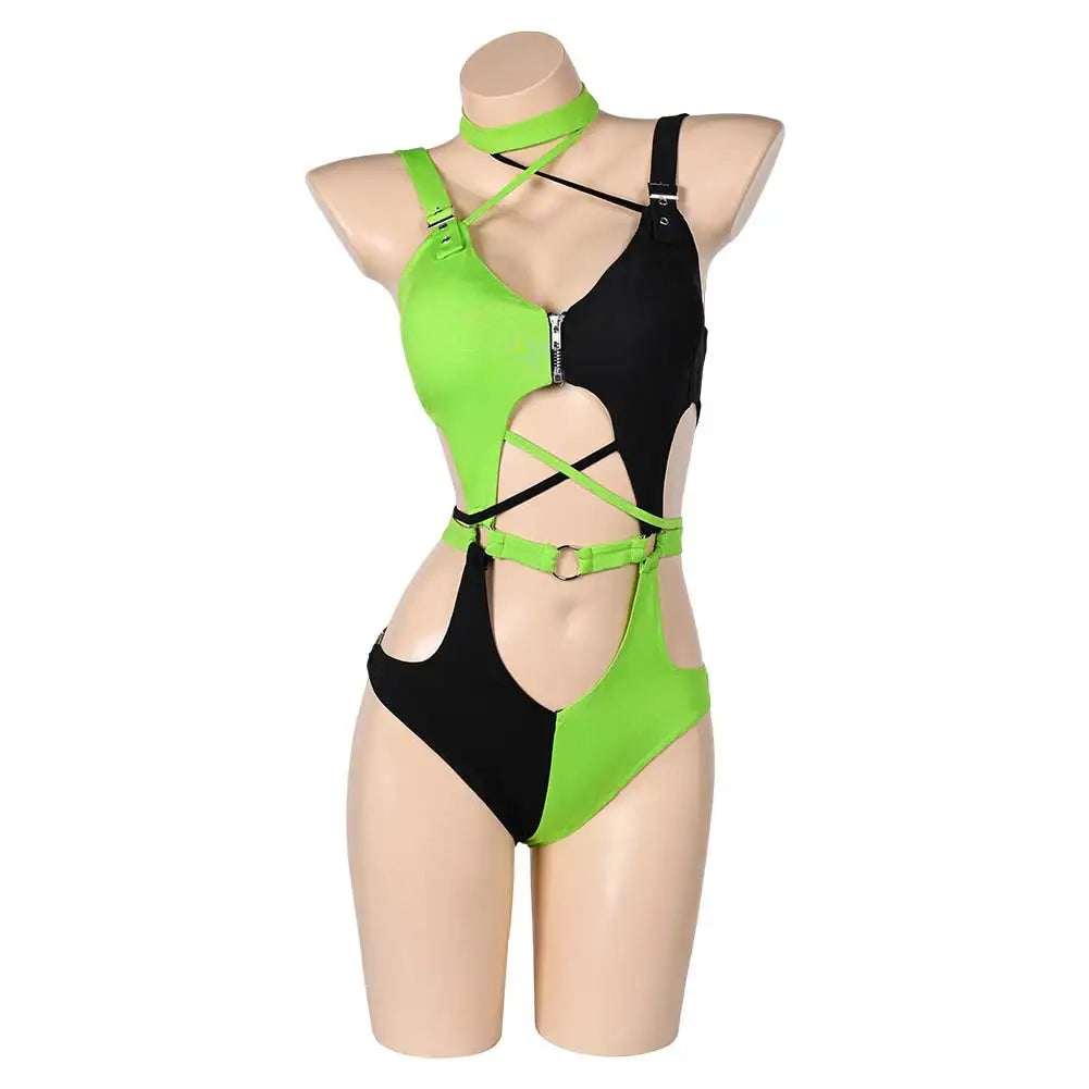 Kim Shego Cosplay Lingerie Swimsuit Costume Outfits For Women Girls Summer Sexy Fantastic Beach Swimwear Halloween Carnival Suit -I’m Over 21 - She Vibess By C2P