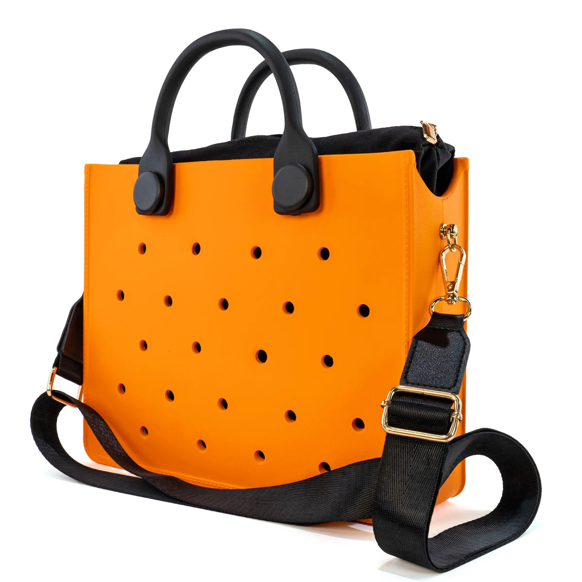 EVA Large Leather Shoulder Bag Handbag Tote Bag Storage for Women Casual Waterproof Beach Bag Hole Fit Charm Fashion Storage Bag - She Vibess By C2P