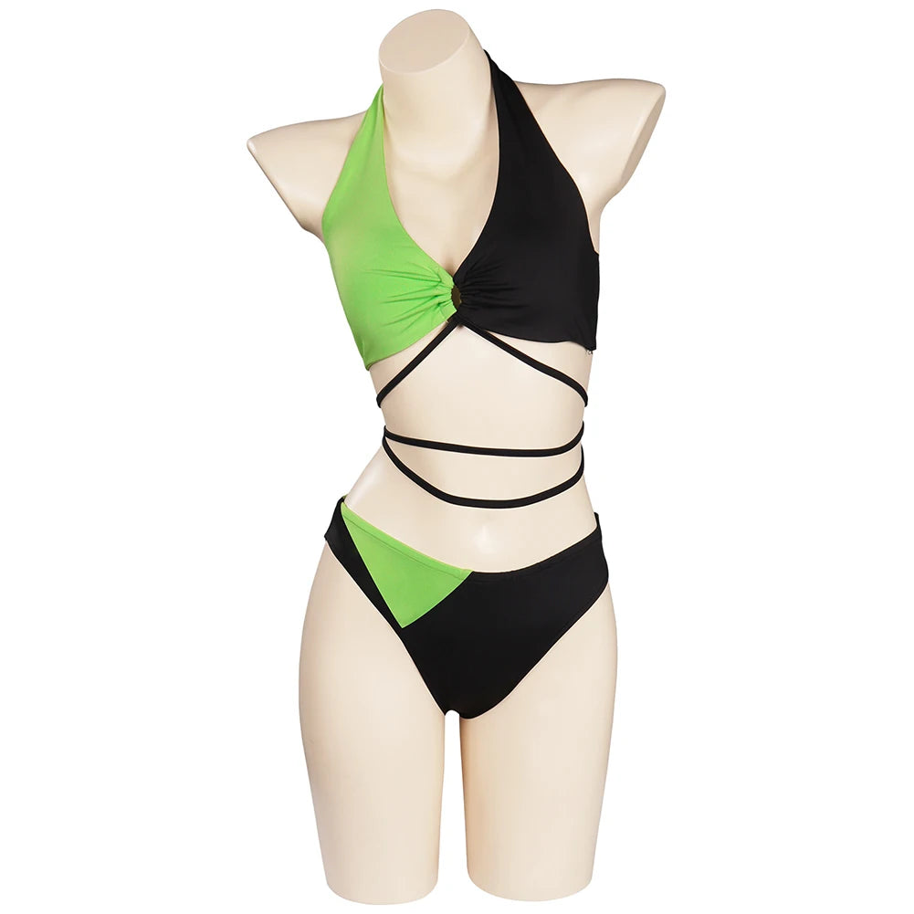 Kim Shego Cosplay Lingerie Swimsuit Costume Outfits For Women Girls Summer Sexy Fantastic Beach Swimwear Halloween Carnival Suit -I’m Over 21 - She Vibess By C2P