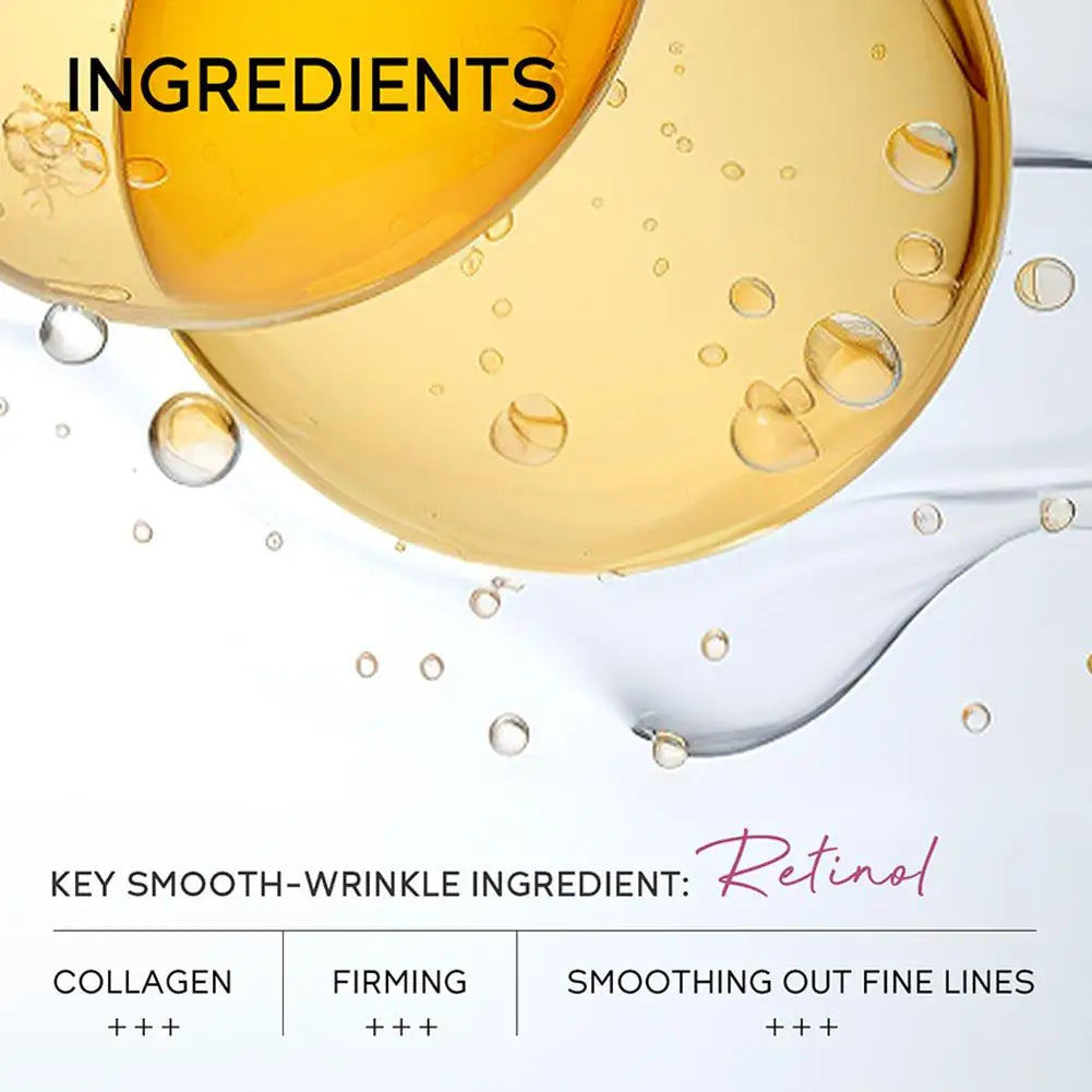 Retinol Smooth Wrinkle Skincare Set Moisturizing Firming Facial Skincare Routine Kit - Retinol Serum-Face Moisturizer-Eye Cream - She Vibess By C2P