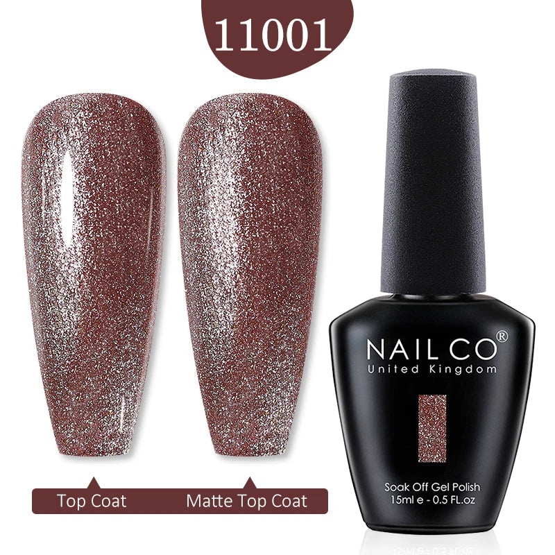 NAILCO 15ml Nail Gel Polish Red Pink Nude Soak off UV LED Long Lasting Eco-Friendly Professional Nail Beauty Salon Lacquer Varnish - She Vibess By C2P