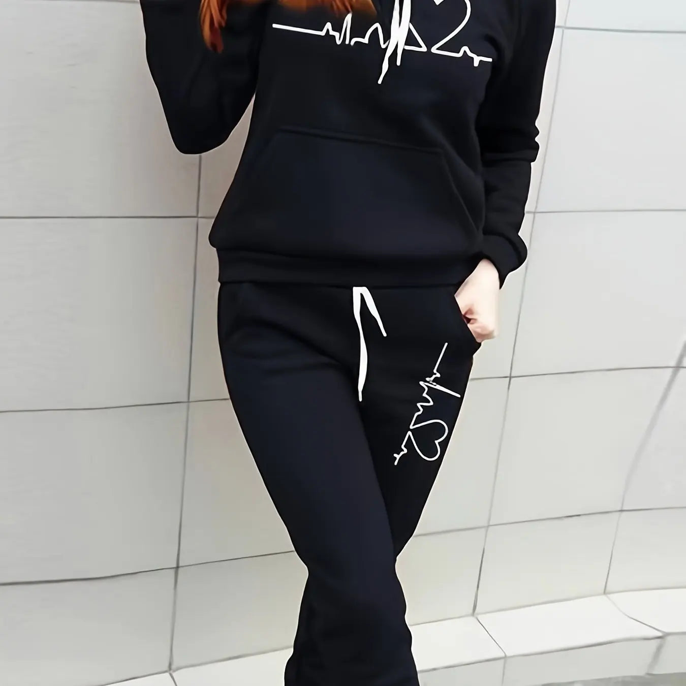 Women Autumn Winter Warm Coat Set Round Collar Plush Outerwear Female Fashion Streetwear Clothes Hoodies Streetwear Harajuku - She Vibess By C2P