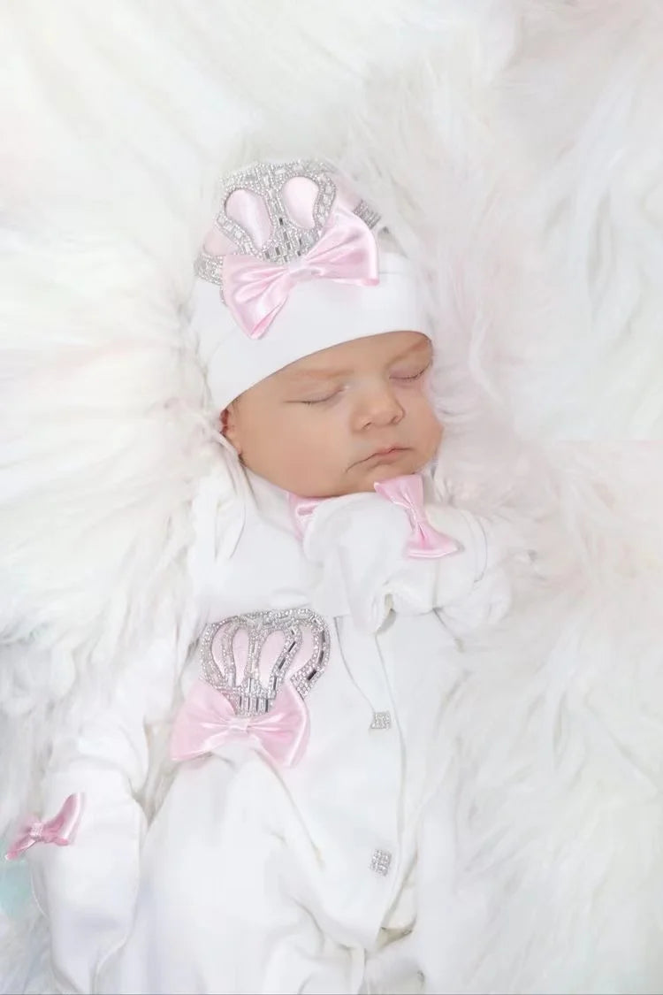 Velvet Newborn Baby Boy Outfits Blazer Vest Kids Clothing Cotton Infant Products Body Suit Shirt Pants Mittens Receiving Blanket - She Vibess By C2P