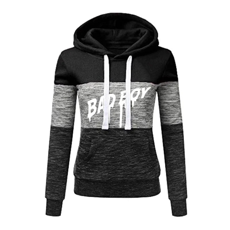 Hoodies Daily Women's Sweatshirts Versatile Fashion Color Block Jogging Sweatpants Tracksuit Hot Sales Casual Pullovers Clothing - She Vibess By C2P
