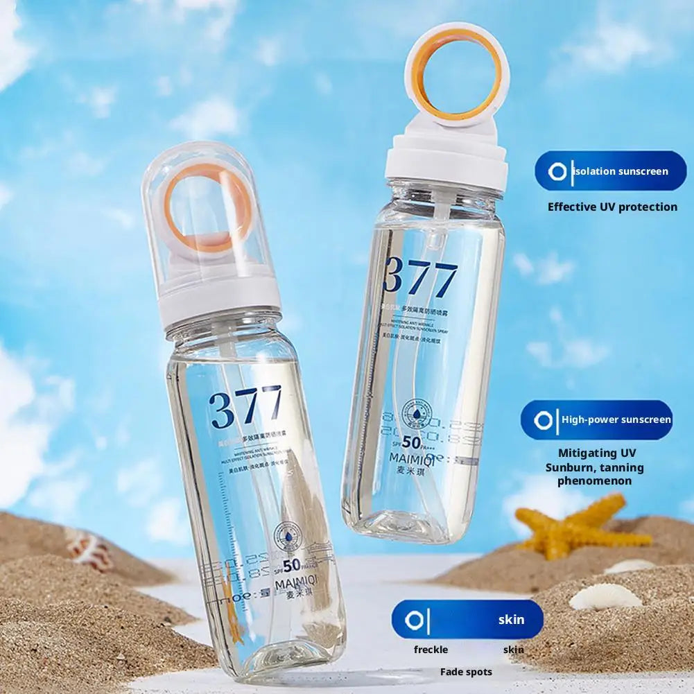 377 Sunscreen Spray Anti-aging Anti Wrinkle Moisturizing Whitening Sunscreen Spray Facial Body Neck Skin Care Cream - She Vibess By C2P