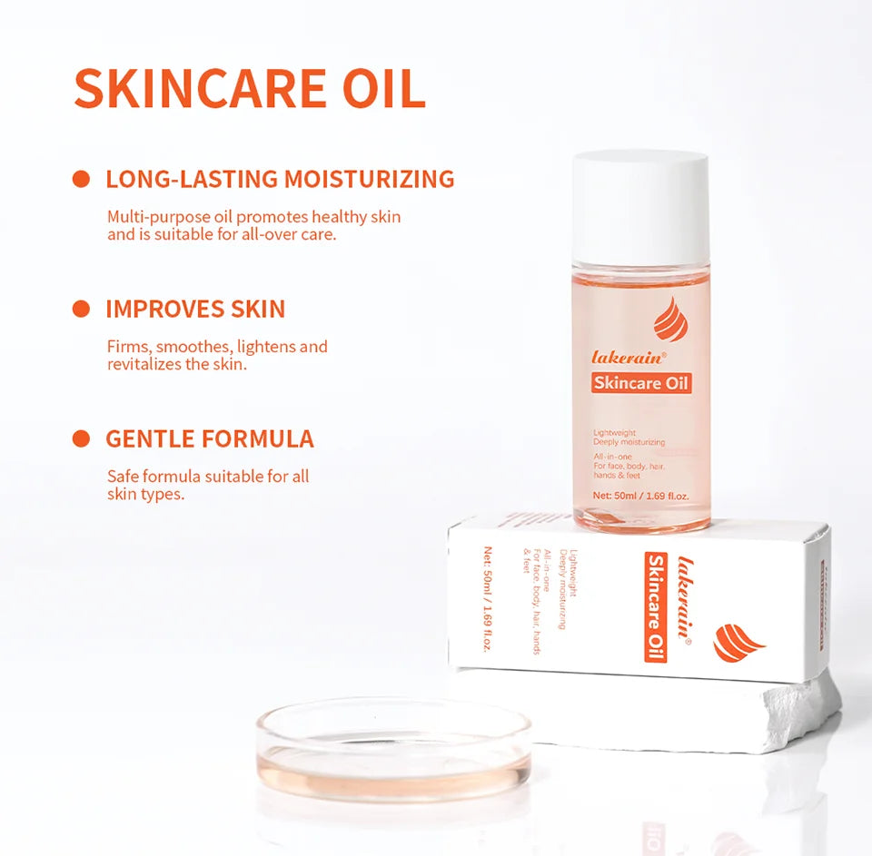 Skincare Oil Vitamin E Skin Care essence Body Oil for Scars Pregnancy Marks Facial Body Moisturizing Oil For All Skin Types - She Vibess By C2P