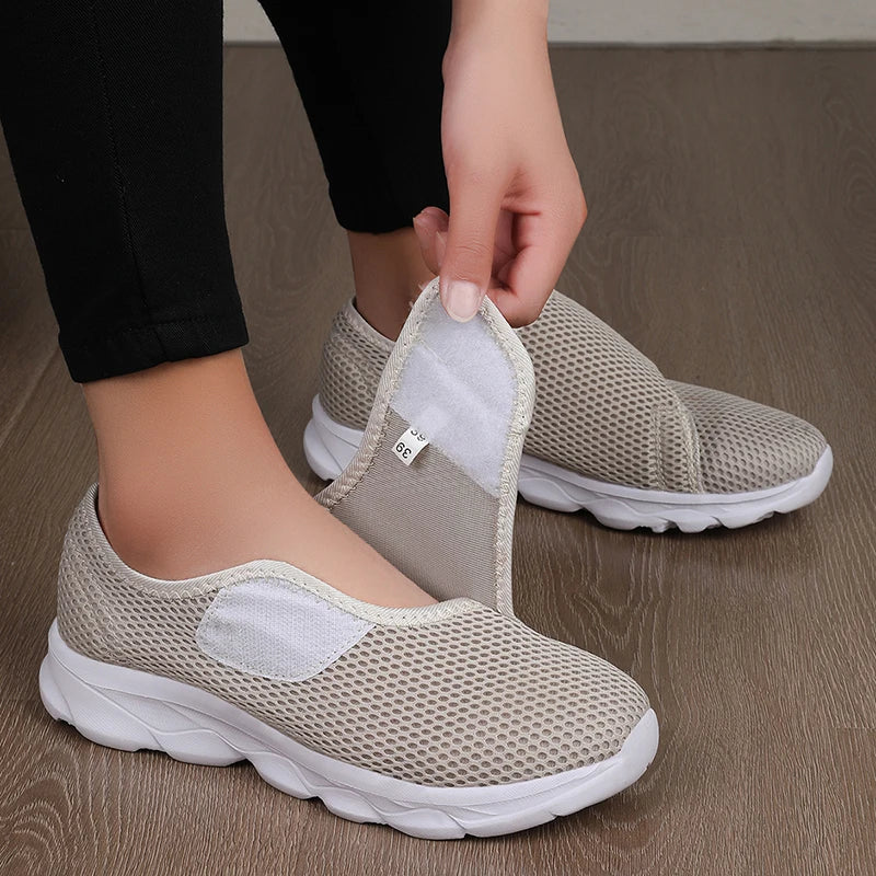 New Casual Orthopedics Wide Feet Swollen Shoes Thumb Eversion Adjusting Soft Comfortable Diabetic Shoe Walking Shoes - She Vibess By C2P
