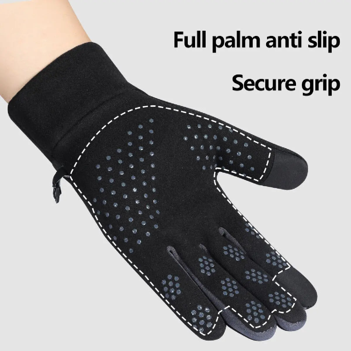 Winter Gloves Women Cycling Bike Thermal Fleece Cold Resistance Wind Waterproof Bicycle Warm Outdoor Running Skiing Mittens - She Vibess By C2P