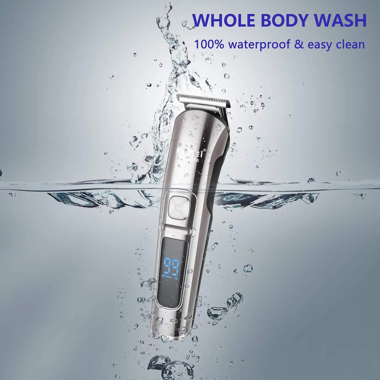 Men's Original kemei all in one hair trimmer for Men face beard grooming kit hair clipper electric hair cutting machine waterproof -for that Special Someone. - She Vibess By C2P