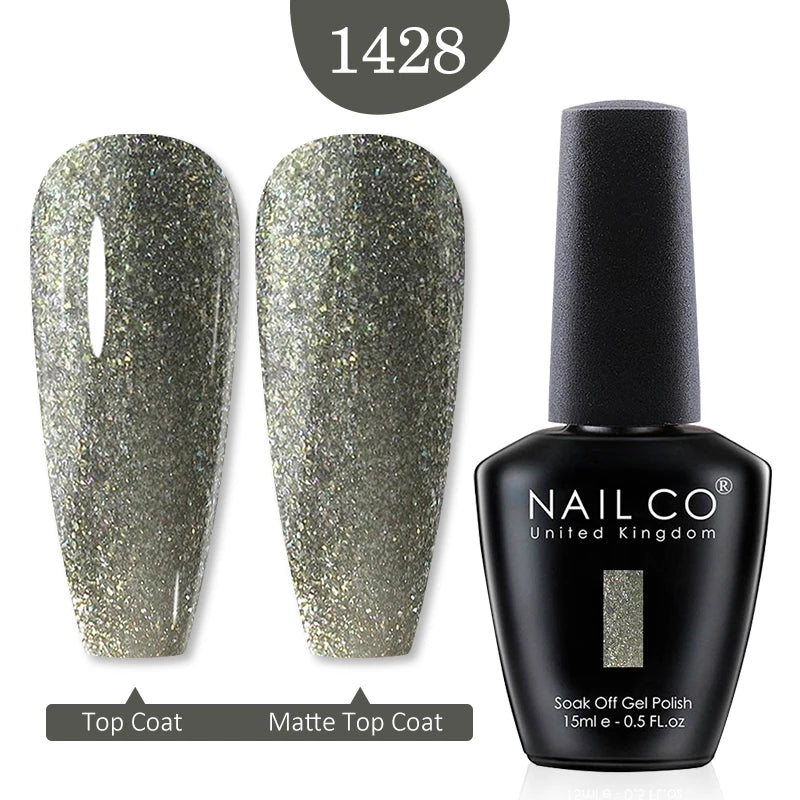 NAILCO 15ml Nail Gel Polish Red Pink Nude Soak off UV LED Long Lasting Eco-Friendly Professional Nail Beauty Salon Lacquer Varnish - She Vibess By C2P