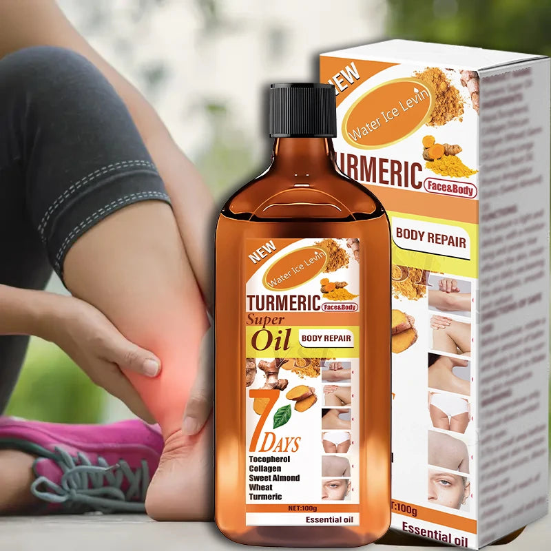 Turmeric Skin Care Essential Oil, Moisturizing and Brightening Effect, Gentle, Smooth, Delicate, Easy to Absorb, Repair and Brighten Skin. Suitable for Men and Women. - She Vibess By C2P