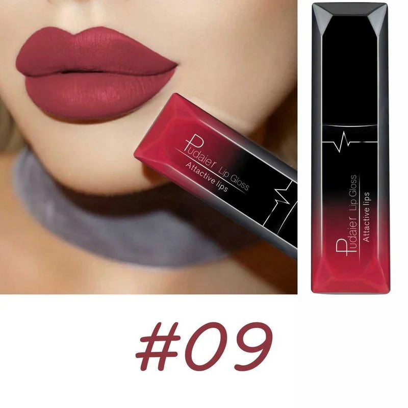 Best Lip Makeup 17 Color Sexy Matte Long Lasting Lipgloss Liquid Lipstick Lip Cream - She Vibess By C2P