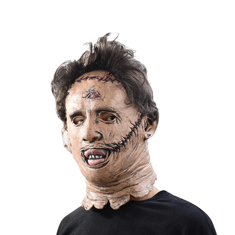 Texas Chainsaw Massacre Leatherface Mask Halloween Horror Fancy Dress Party Cosplay Latex Masks Halloween Party Latex Ball Mask - She Vibess By C2P