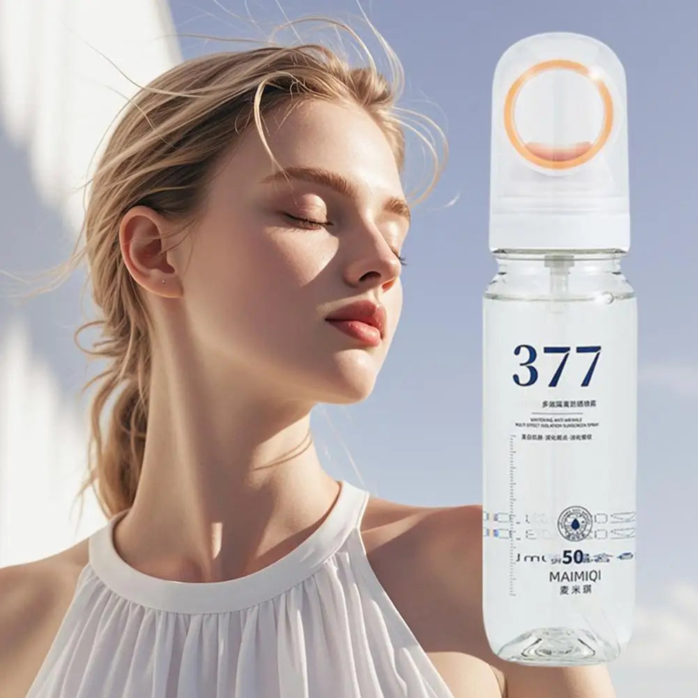 377 Sunscreen Spray Anti-aging Anti Wrinkle Moisturizing Whitening Sunscreen Spray Facial Body Neck Skin Care Cream - She Vibess By C2P