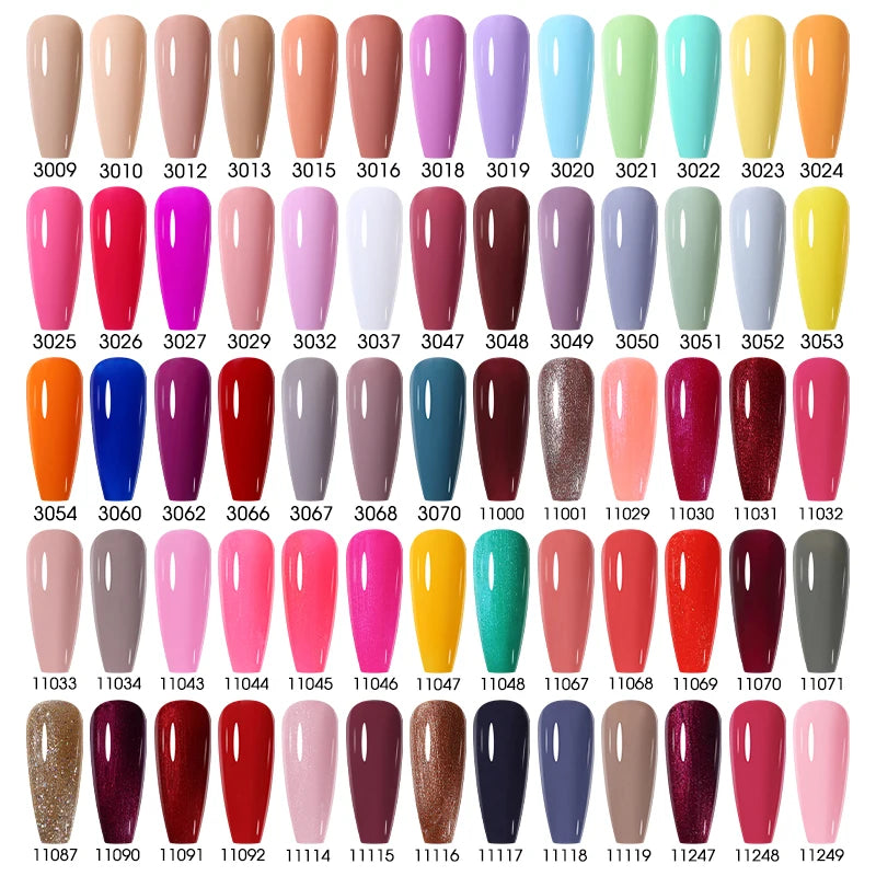 NAILCO 15ml Nail Gel Polish Red Pink Nude Soak off UV LED Long Lasting Eco-Friendly Professional Nail Beauty Salon Lacquer Varnish - She Vibess By C2P