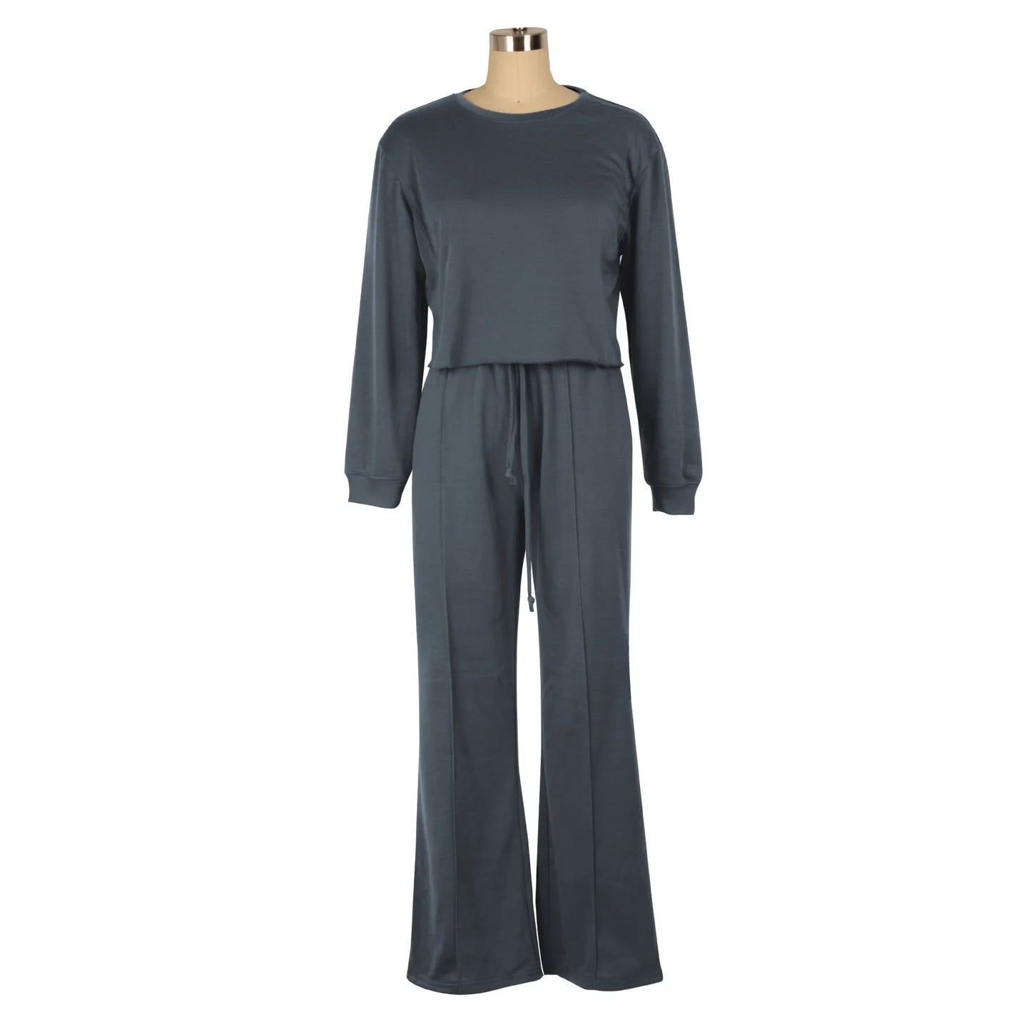 Women Clothing Sets Pullover Top+Pants 2Pcs Suits Winter Thicken Warm Outfits Solid Color Female Casual Tracksuit - She Vibess By C2P