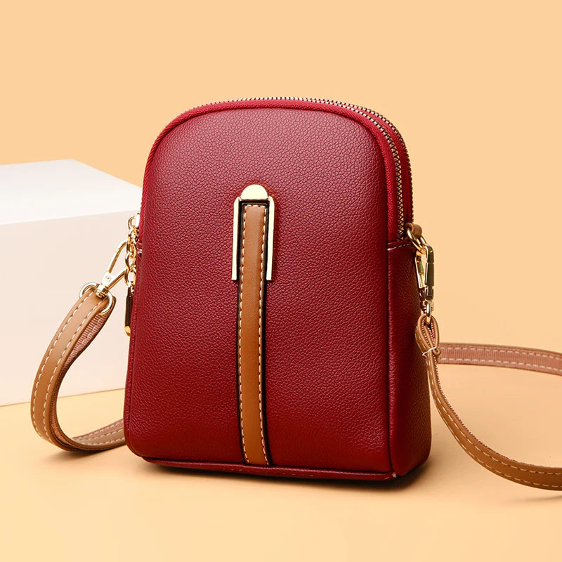 High Quality Genuine Leather Luxury Handbags Women Bag Designer Female Crossbody Shoulder Bags 2023 Ladies Cowhide Messenger Sac - She Vibess By C2P