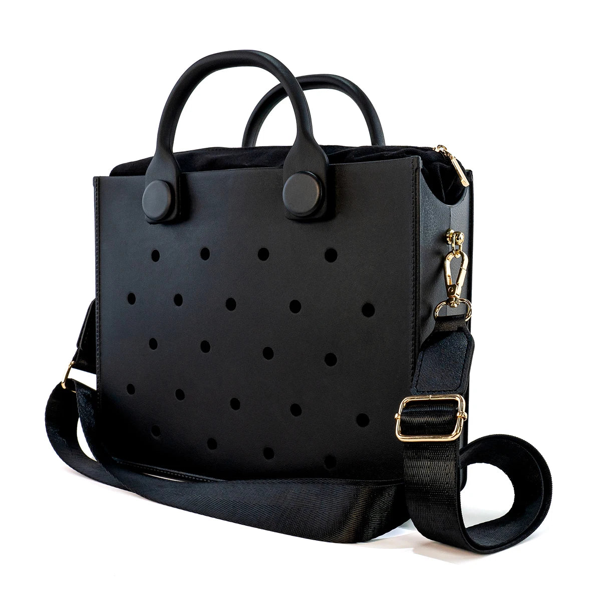 EVA Large Leather Shoulder Bag Handbag Tote Bag Storage for Women Casual Waterproof Beach Bag Hole Fit Charm Fashion Storage Bag - She Vibess By C2P