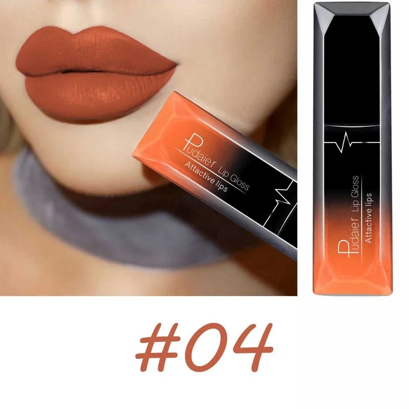 Best Lip Makeup 17 Color Sexy Matte Long Lasting Lipgloss Liquid Lipstick Lip Cream - She Vibess By C2P