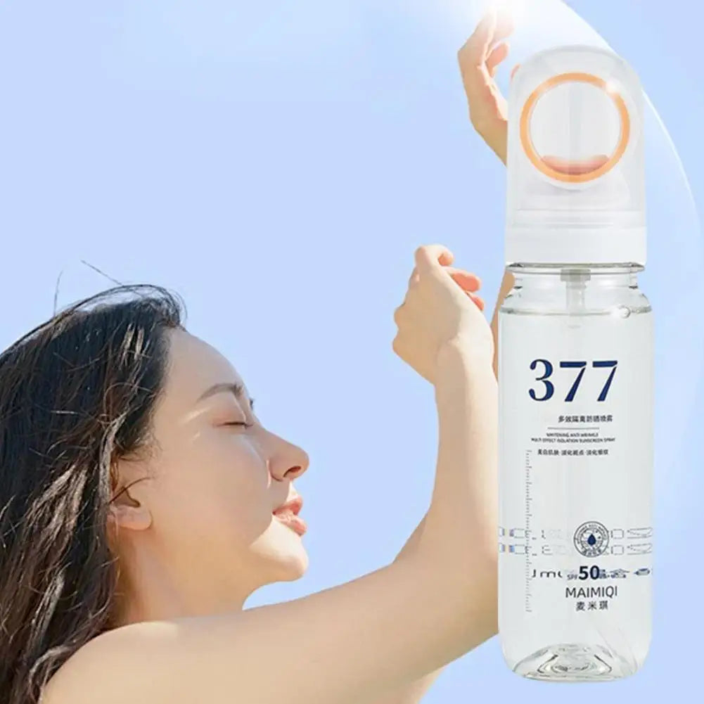 377 Sunscreen Spray Anti-aging Anti Wrinkle Moisturizing Whitening Sunscreen Spray Facial Body Neck Skin Care Cream - She Vibess By C2P